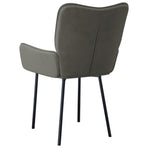 Dining Chairs 2 pcs Dark Grey Velvet