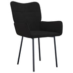 Dining Chairs 2 pcs Black Velvet