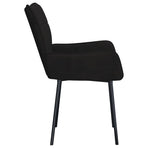 Dining Chairs 2 pcs Black Velvet