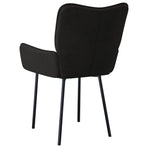 Dining Chairs 2 pcs Black Velvet