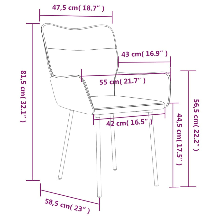 Dining Chairs 2 pcs Black Velvet
