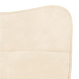 Dining Chairs 2 pcs Cream Velvet