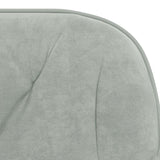 Dining Chairs 2 pcs Light Grey Velvet