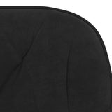 Swivel Office Chair Black Velvet