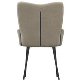 Dining Chairs 2 pcs Light Grey Velvet