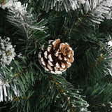 Artificial Christmas Tree with Stand Green 150 cm PVC - Rear View