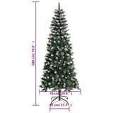 Artificial Christmas Tree with Stand Green 180 cm PVC - Extra Image