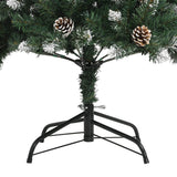 Artificial Christmas Tree with Stand Green 210 cm PVC - Close-Up Angle