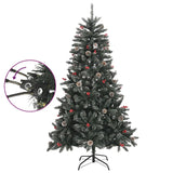 Artificial Christmas Tree with Stand Green 150 cm PVC - Side View