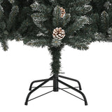 Artificial Christmas Tree with Stand Green 150 cm PVC - Close-Up Angle