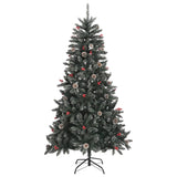 Artificial Christmas Tree with Stand Green 180 cm PVC - Front View