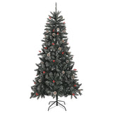 Artificial Christmas Tree with Stand Green 210 cm PVC - Front View