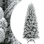 Artificial Christmas Tree with Flocked Snow 120 cm PVC&PE