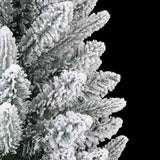 Artificial Christmas Tree with Flocked Snow 120 cm PVC&PE