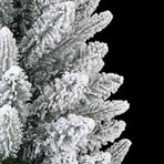 Artificial Christmas Tree with Flocked Snow 120 cm PVC&PE