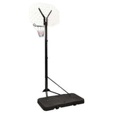 Basketball Stand White 258-363 cm Polyethene - Top-Down View