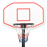 Basketball Stand White 258-363 cm Polyethene - 45-Degree Angle