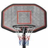 Basketball Stand Black 258-363 cm Polyethene - 45-Degree Angle