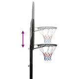 Basketball Stand Black 258-363 cm Polyethene