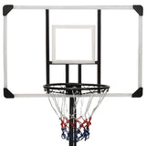 Basketball Stand Transparent 256-361 cm Polycarbonate - Rear View