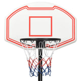 Basketball Stand White 237-307 cm Polyethene - 45-Degree Angle