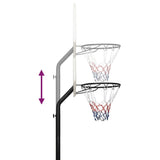 Basketball Stand White 237-307 cm Polyethene - Low Angle