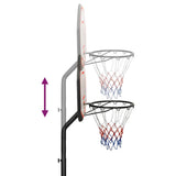Basketball Stand Black 237-307 cm Polyethene - Low Angle