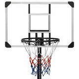 Basketball Stand Transparent 235-305 cm Polycarbonate - Rear View