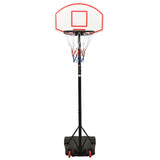 Basketball Stand White 216-250 cm Polyethene - Front View