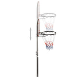 Basketball Stand Black 216-250 cm Polyethene - Low Angle