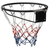 Basketball Ring Black 45 cm Steel - Top-Down View