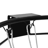 Basketball Ring Black 45 cm Steel - 45-Degree Angle