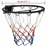Basketball Ring Black 45 cm Steel - Close-Up Angle