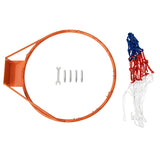 Basketball Ring Orange 39 cm Steel - Rear View