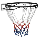 Basketball Ring Black 39 cm Steel - Side View