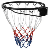 Basketball Ring Black 39 cm Steel - Top-Down View