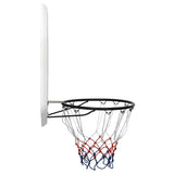 Basketball Backboard White 109x71x3 cm Polyethene - Side View