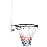 Basketball Backboard White 90x60x2 cm Polyethene - Side View