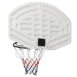 Basketball Backboard White 90x60x2 cm Polyethene - Top-Down View