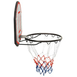 Basketball Backboard Black 71x45x2 cm Polyethene - Top-Down View