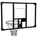 Basketball Backboard Transparent 106x69x3 cm Polycarbonate - Top-Down View