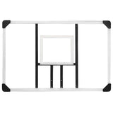 Basketball Backboard Transparent 106x69x3 cm Polycarbonate - 45-Degree Angle