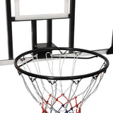 Basketball Backboard Transparent 106x69x3 cm Polycarbonate - Rear View