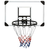 Basketball Backboard Transparent 71x45x2.5 cm Polycarbonate