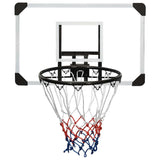 Basketball Backboard Transparent 71x45x2.5 cm Polycarbonate - Front View