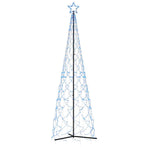 Christmas Cone Tree Blue 500 LEDs 100x300 cm