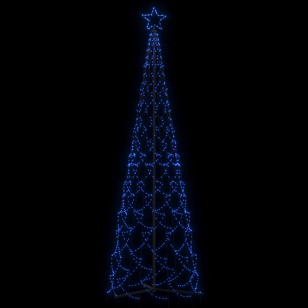 Christmas Cone Tree Blue 500 LEDs 100x300 cm
