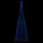 Christmas Cone Tree Blue 500 LEDs 100x300 cm