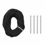 Christmas Cone Tree Blue 500 LEDs 100x300 cm - Rear View