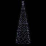 Christmas Cone Tree Cold White 1400 LEDs 160x500 cm